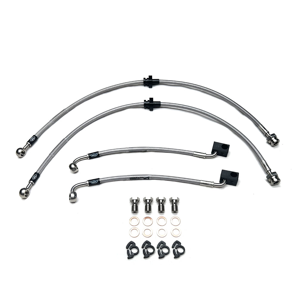 HEL Performance Braided Brake Lines - Nissan Elgrand E51 3.6 02-