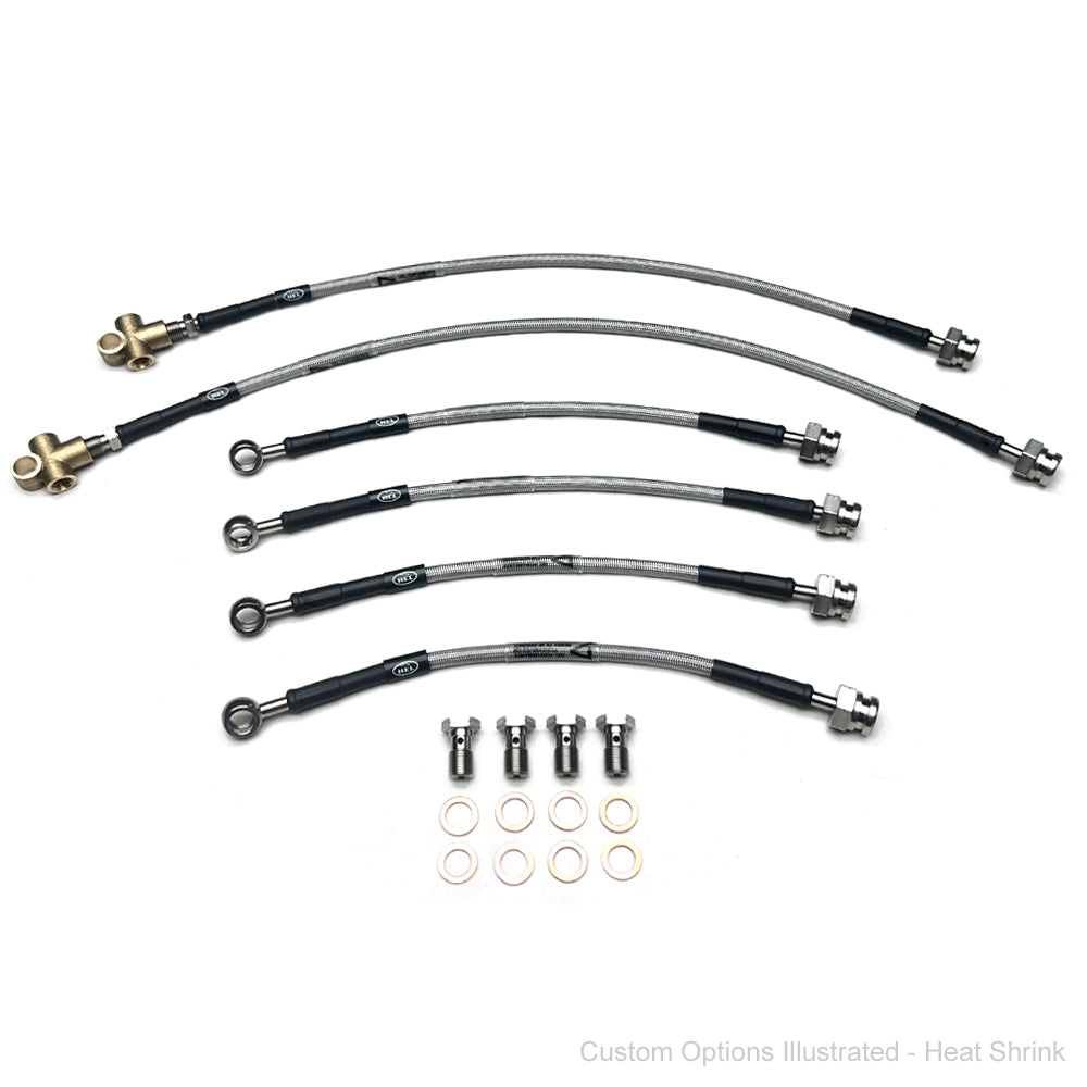 HEL Performance Braided Brake Line Kit - Nissan GQ Patrol Y60 (4" Lift) - HEL Auto
