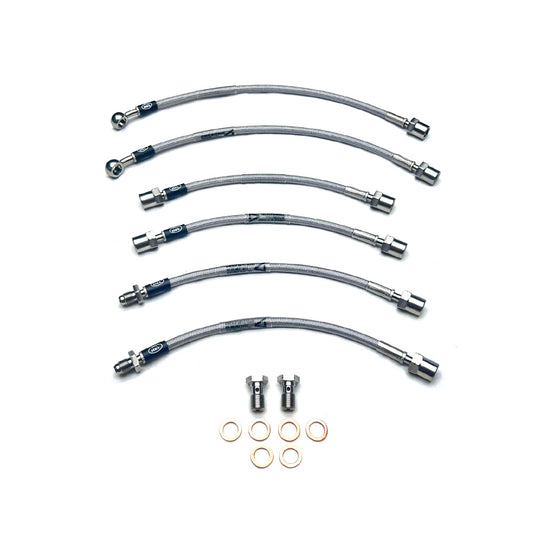 HEL Performance Braided Brake Lines - Holden Barina XC 1.8 00- (Rear Discs)