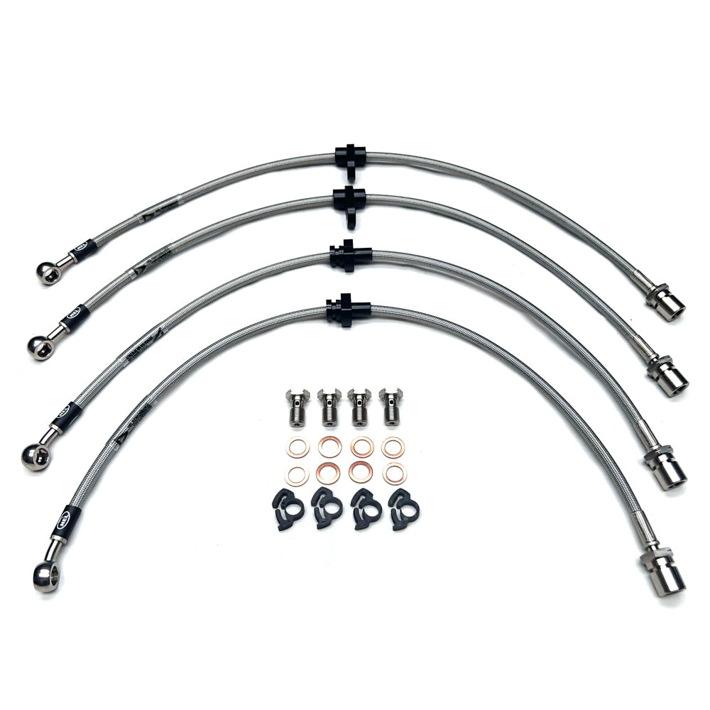 HEL Performance Braided Brake Line Kit - Subaru Forester SG 03-08 - HEL Auto