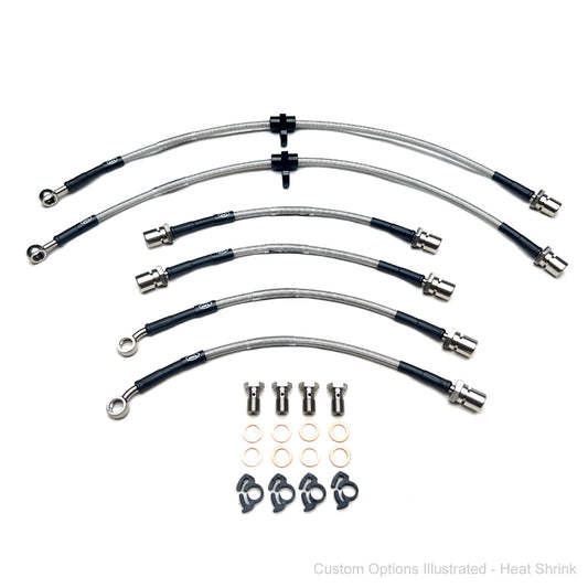 HEL Performance Braided Brake Line Kit - Subaru Liberty B4 98-03 - HEL Auto