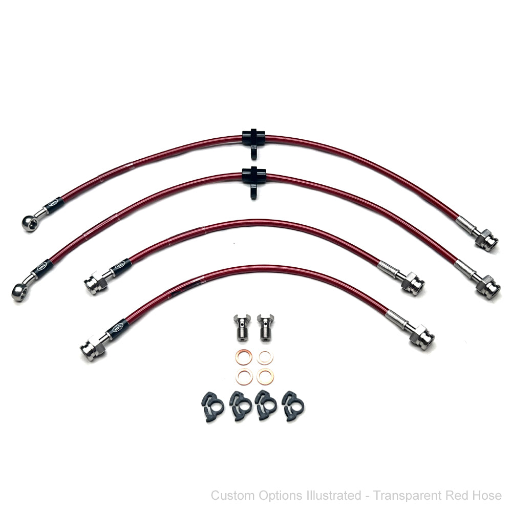 HEL Braided Brake Lines - Suzuki Grand Vitara II All Engines 05- (2" Lift)