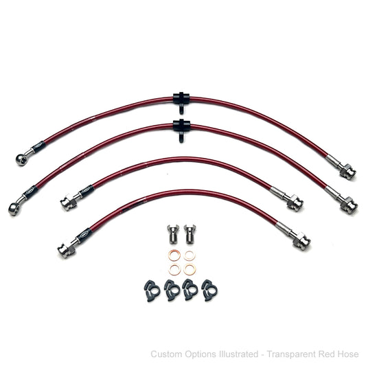 HEL Braided Brake Lines - Suzuki Grand Vitara II All Engines 05- (2" Lift)