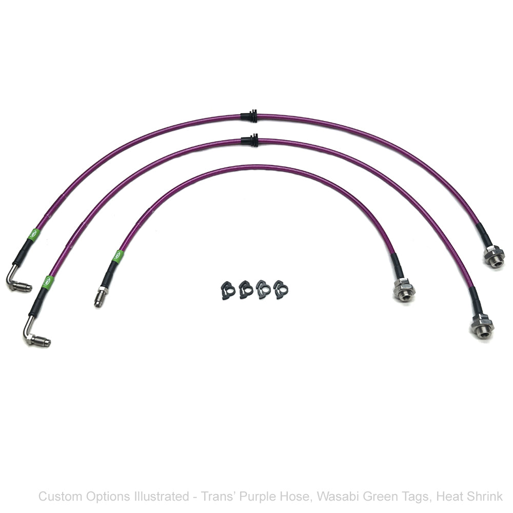 HEL Performance Braided Brake Line Kit - Toyota Hilux LN106 4x4 (4" Lift) - HEL Auto