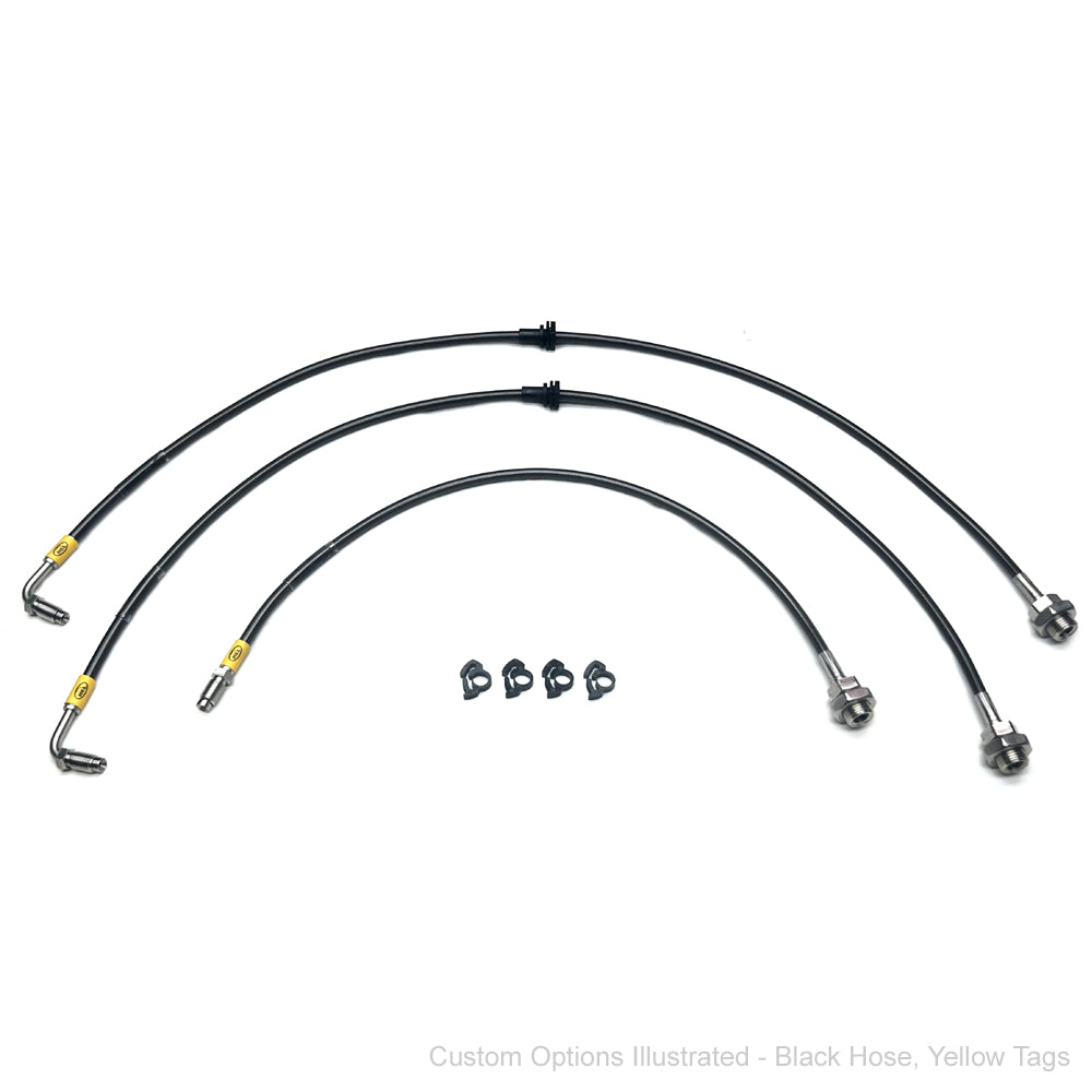 HEL Performance Braided Brake Line Kit - Toyota Hilux LN106 4x4 (Stock Height) - HEL Auto