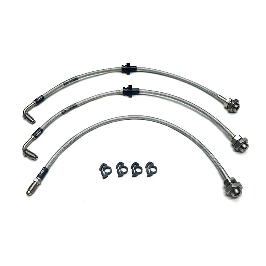 HEL Braided Brake Line Kit - Toyota Hilux KUN26 4x4 (Non-TRC, 2" Lift) - HEL Auto