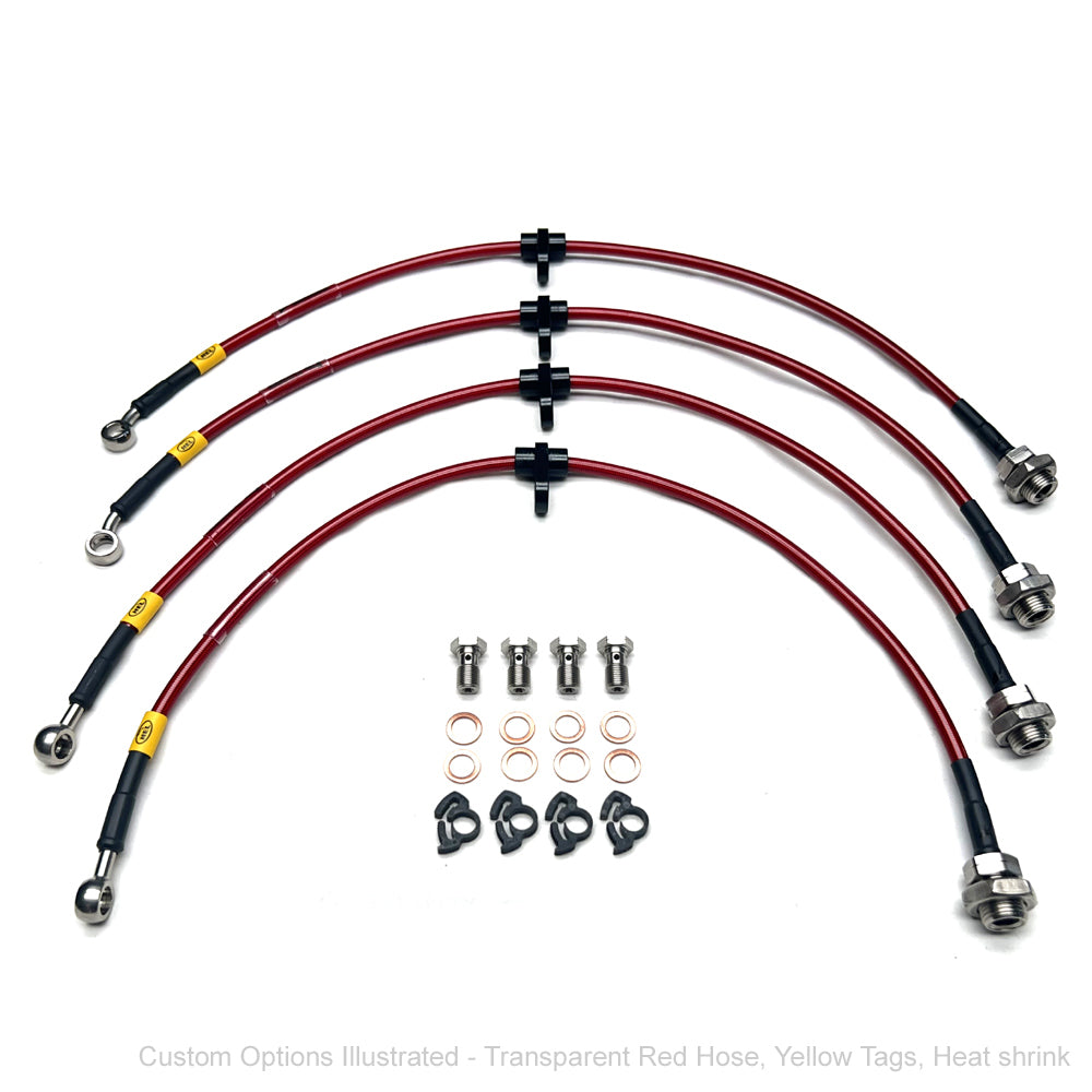 HEL Braided Brake Lines - Toyota Camry MCV36R sedan 3.0L V6 2002-2006
