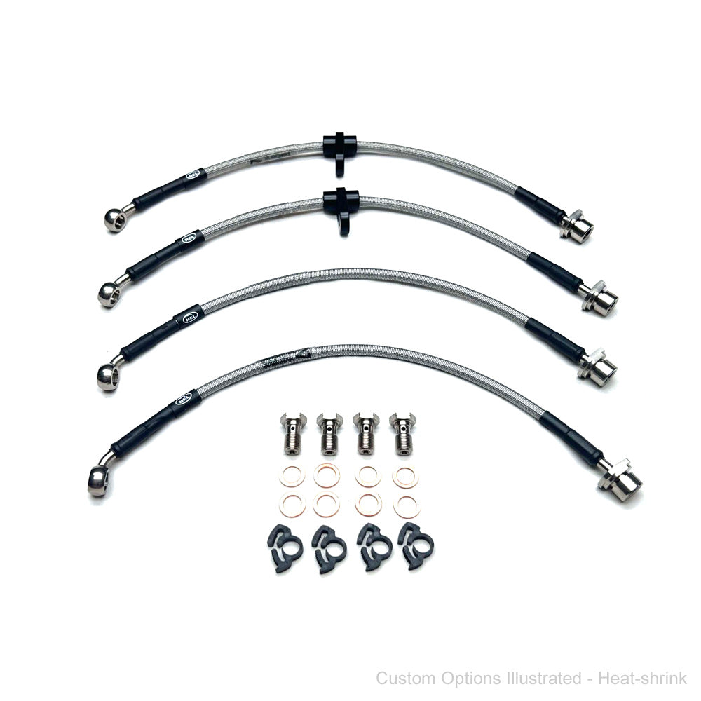 HEL Performance Braided Brake Line Kit - Toyota Chaser JZX90/JZX100 - HEL Auto