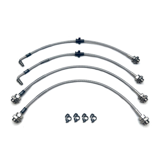 HEL Performance Braided Brake Line Kit - Toyota Hilux KUN26 4x4 (TRC, 2" Lift) - HEL Auto