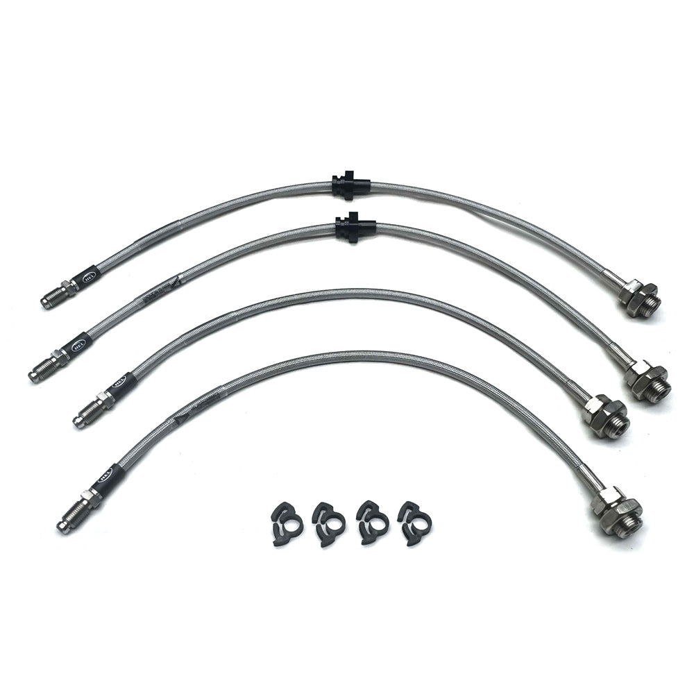 HEL Performance Braided Brake Line Kit - Toyota Cressida MX83 (Nissan GTS-T Front Calipers) - HEL Auto