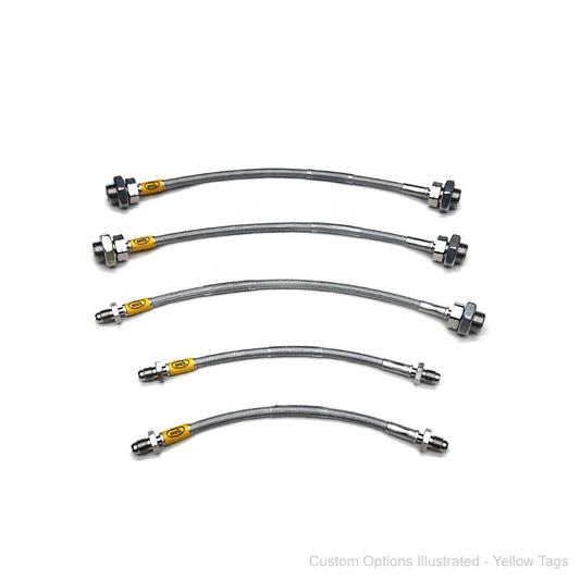 HEL Performance Braided Brake Line Kit - Toyota Celica RA40 78-82 2.0 ST/XT - HEL Auto
