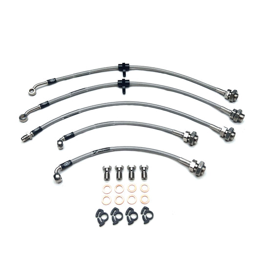 HEL Braided Brake Line Kit - Toyota Landcruiser 100 Series NON VSC (UZJ100, HDJ100 2" Lift) - HEL Auto
