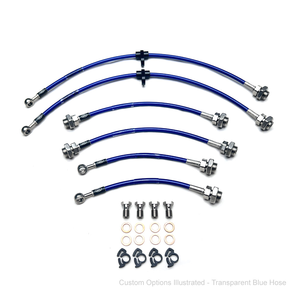 HEL Performance Braided Brake Line Kit - Toyota Starlet EP82 89-95 - HEL Auto