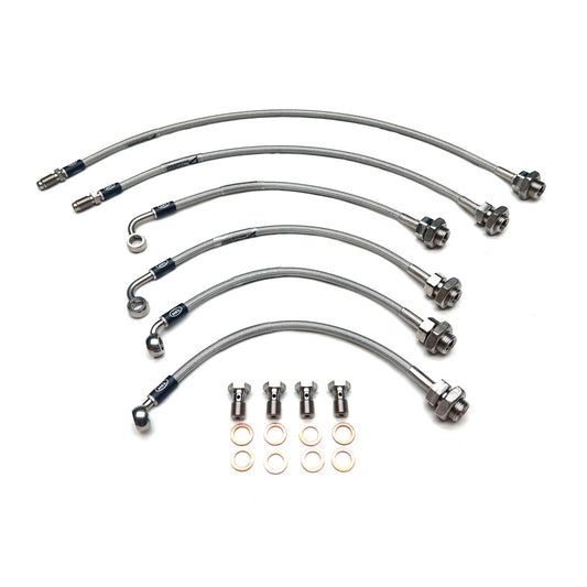 HEL Brake Lines TOYOTA Land Cruiser 76 78 79 Series 07-17 Non-ABS pre-DPF (+4" Lift) - HEL Auto
