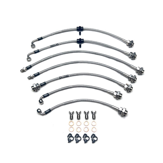 HEL Braided Brake Lines Toyota Landcruiser 105 Series FZJ105 4.5l (w'ABS, +2")