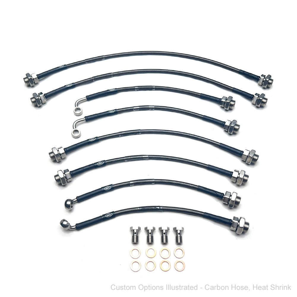 HEL Brake Lines TOYOTA Land Cruiser 76 78 79 Series w'DPF 2017- (+2" Lift) - HEL Auto
