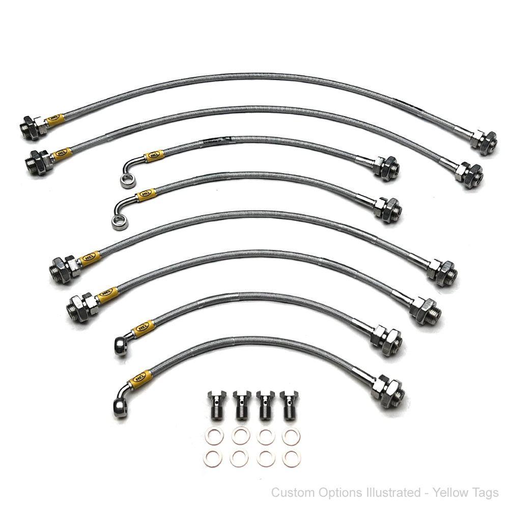 HEL Brake Lines TOYOTA  Land Cruiser 76 78 79 Series w'DPF 2017- (+4" Lift) - HEL Auto