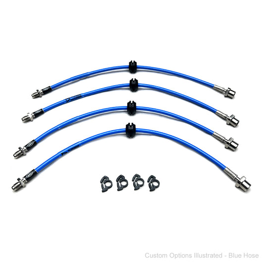 HEL Performance Braided Brake Lines - Volvo C30 07-13 (18" Wheels)