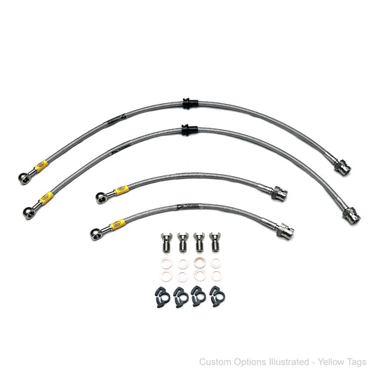 HEL Performance Braided Brake Line Kit - VW Golf R Mk6 10-13 (Bosch Caliper) - HEL Auto