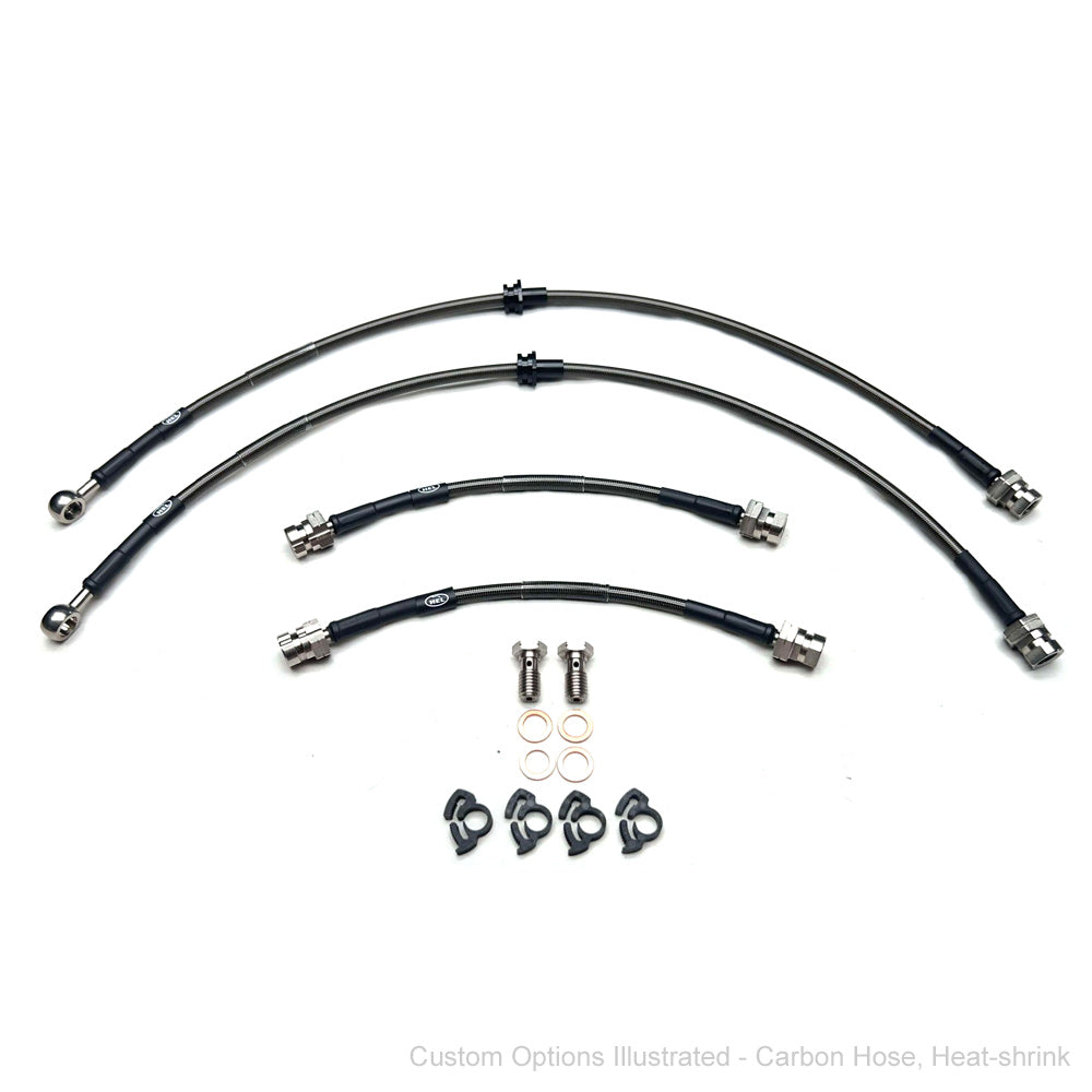 HEL Performance Braided Brake Line Kit - VW Golf GTI Mk6 09-10 (PBR Caliper) - HEL Auto