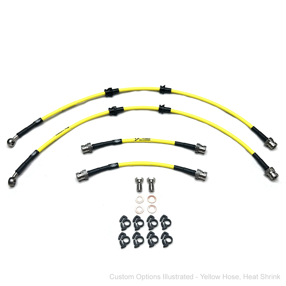 HEL Performance Braided Brake Line Kit - VW Golf R Mk6 09-10 (PBR Caliper) - HEL Auto
