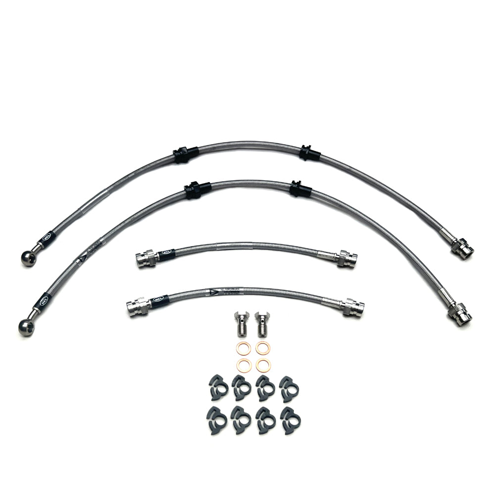 HEL Performance Braided Brake Line Kit - VW Golf R Mk6 09-10 (PBR Caliper) - HEL Auto