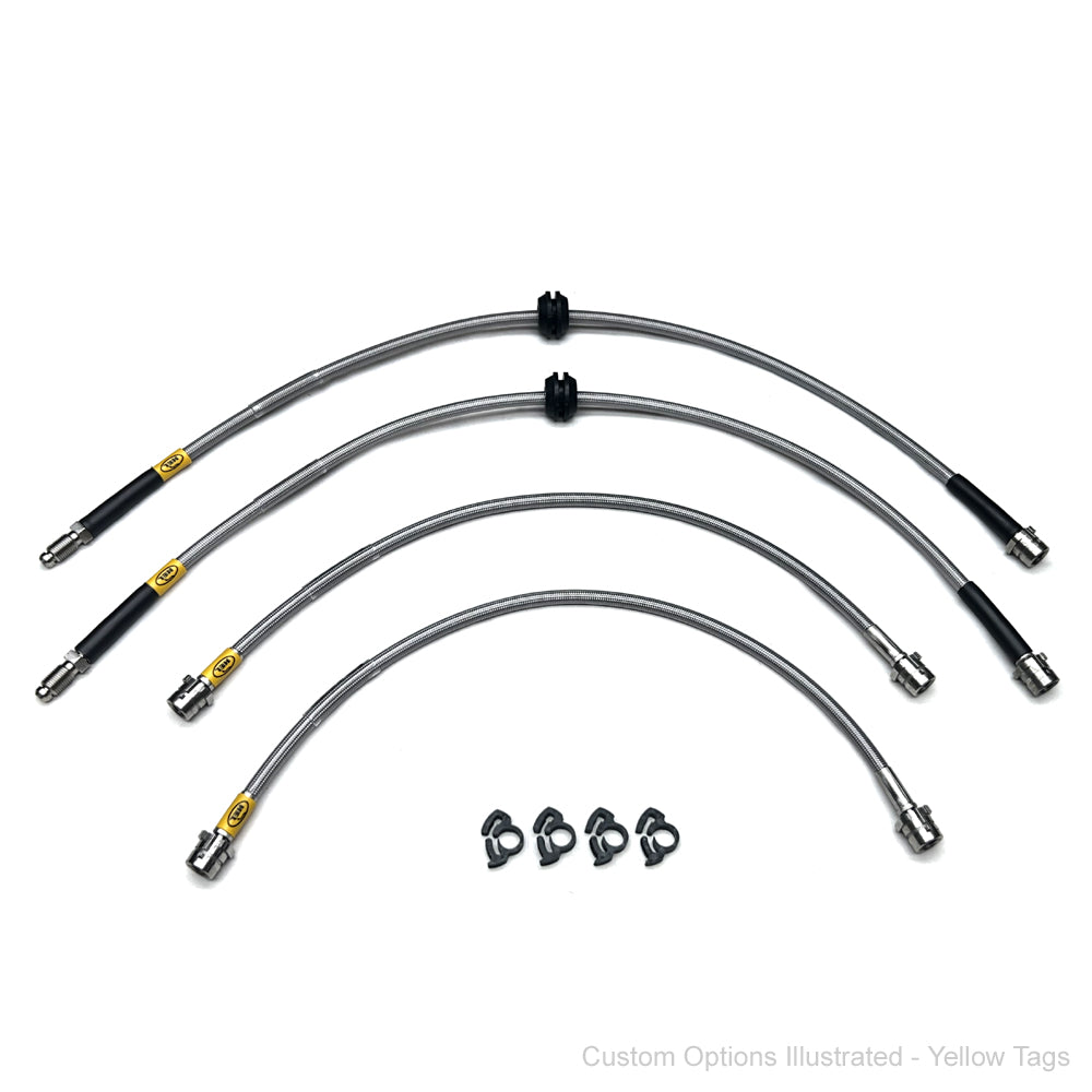 HEL Performance Braided Brake Lines - Volkswagen Amarok 2.0 TDI 10+ (4" Lift)