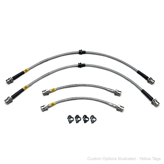 HEL Performance Braided Brake Lines - VW Scirocco R Mk3 11-14