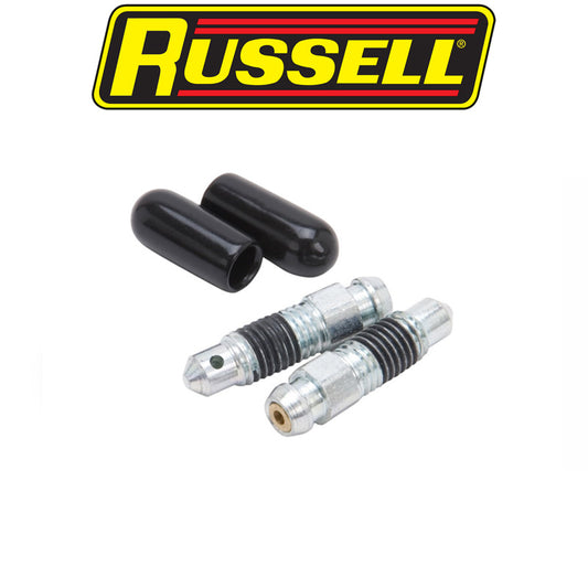 Russell Speed Bleeder Bleed Nipple PAIR - 1/4"-28 (639540)