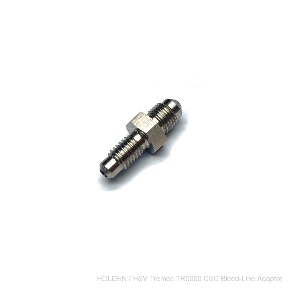 HEL AUTO Stainless steel adaptor fitting HOLDEN / HSV TREMEC TR6060 Bleed Line