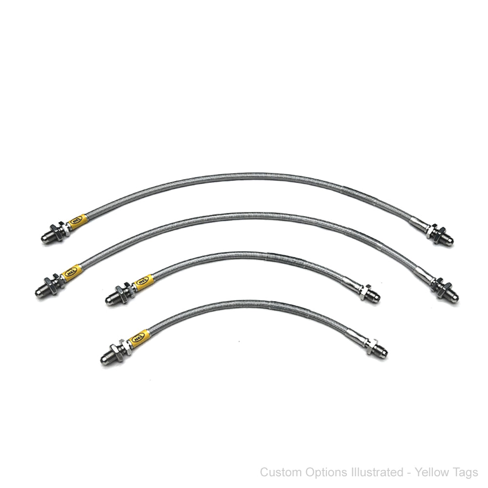 HEL Performance Braided Brake Lines - Alfa Romeo 75 2.0 Twin Spark