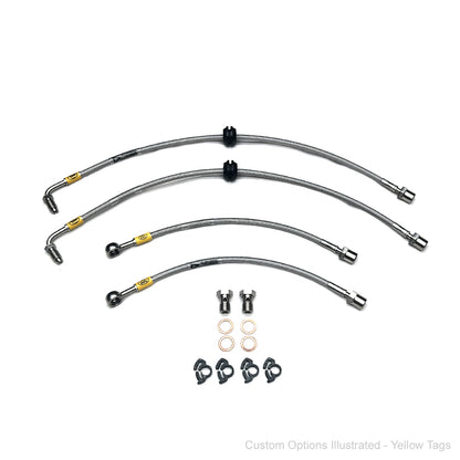 HEL Performance Braided Brake Lines - Audi RS4 B7 4.2 FSi 06-08