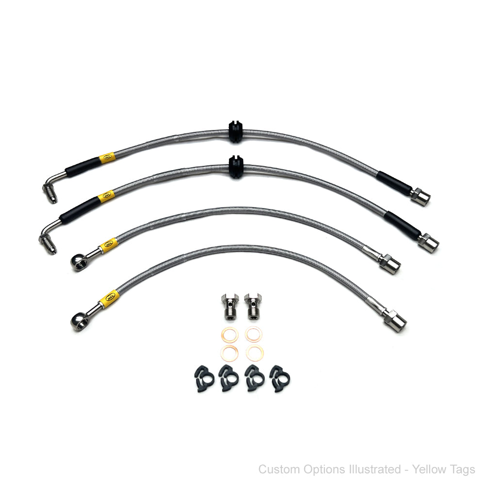 HEL Performance Braided Brake Lines - Audi RS6 Avant 4.2 Turbo 02-04