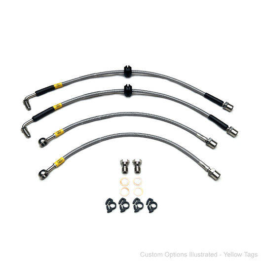HEL Performance Braided Brake Lines - Audi RS6 Avant 4.2 Turbo 02-04