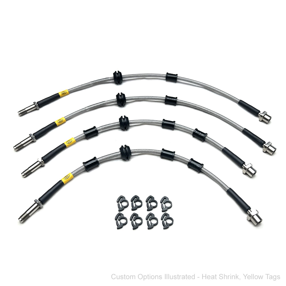 HEL Performance Braided Brake Lines - Audi A4 B8 All Models Excluding RS4