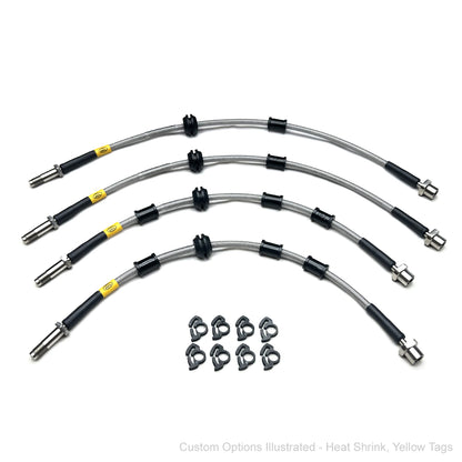 HEL Performance Braided Brake Lines - Audi A4 B8 All Models Excluding RS4