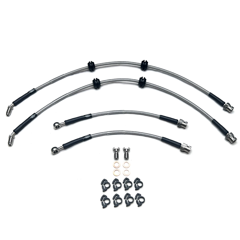 HEL Braided Brake Lines - Audi RS4 B9 2.9 TFSi with Steel Discs 2018-