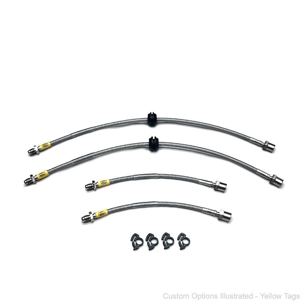 HEL Performance Braided Brake Lines - BMW 8 Series E31 850i 90-92