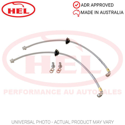 HEL Performance Braided Brake Line Kit - Nissan GQ Patrol Y60 (Body To Diff Lines, 4" Lift)