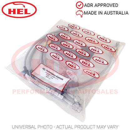 HEL Braided Brake Lines - Volkswagen Amarok 3.0 TDI Rear Discs 2016- (No Lift)