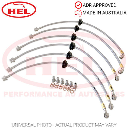 HEL Performance Braided Brake Lines - Hyundai Trajet 2.0 GSi 04- (ABS)