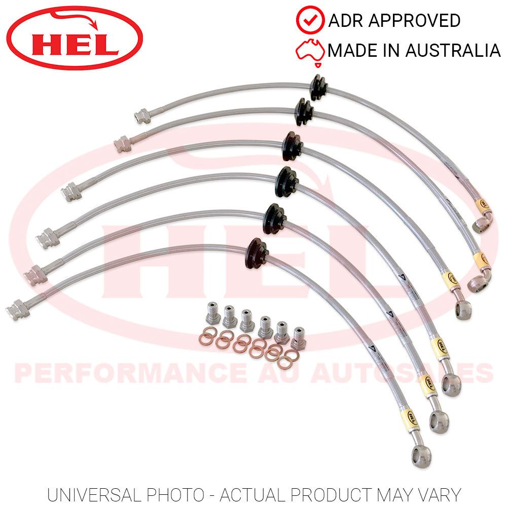 HEL Braided Brake Lines - Volkswagen Amarok 3.0 TDI Rear Discs 2016- (No Lift)
