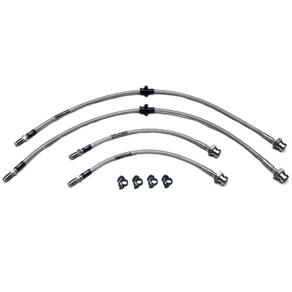 HEL Braided Brake Line Kit - Nissan S13 Silvia/180SX (GTS-T/GT-R Front/Rear Calipers) - HEL Auto