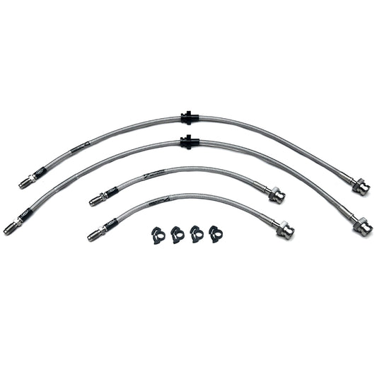 HEL Braided Brake Line Kit - Nissan S13 Silvia/180SX (GTS-T/GT-R Front/Rear Calipers) - HEL Auto