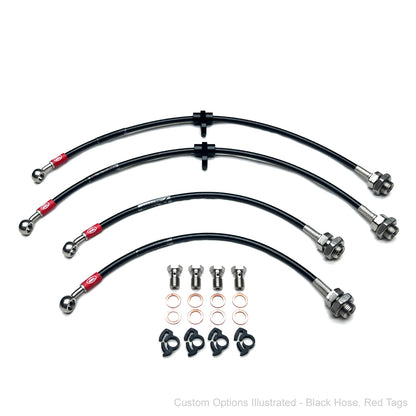 HEL Performance Braided Brake Line Kit - Toyota Supra Mk4 JZA80 - HEL Auto