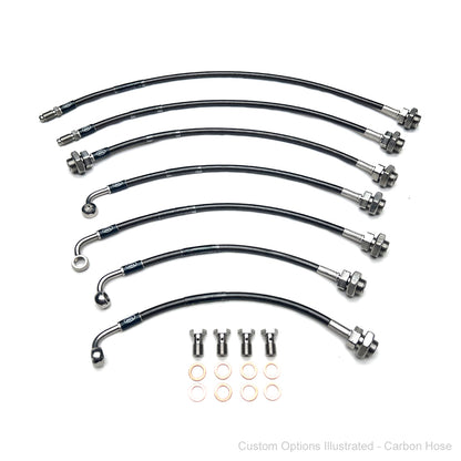HEL Braided Brake Line Kit - Toyota Landcruiser 80 Series 92-98 (w/ABS, 4" Lift) - HEL Auto