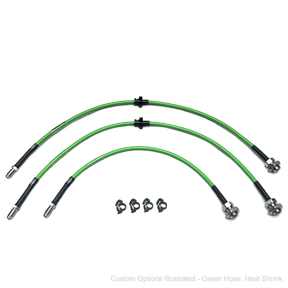 HEL Performance Braided Brake Line Kit - Toyota Hilux RN40/41 4x2 Series 2 (2" Lift) - HEL Auto