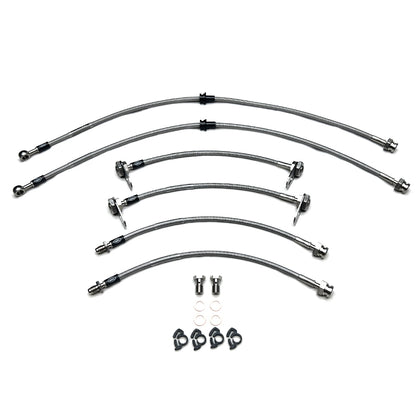 HEL Braided Brake Line Kit - Mitsubishi CJ Turbo Lancer & Ralliart Lancer 07-17 - HEL Auto