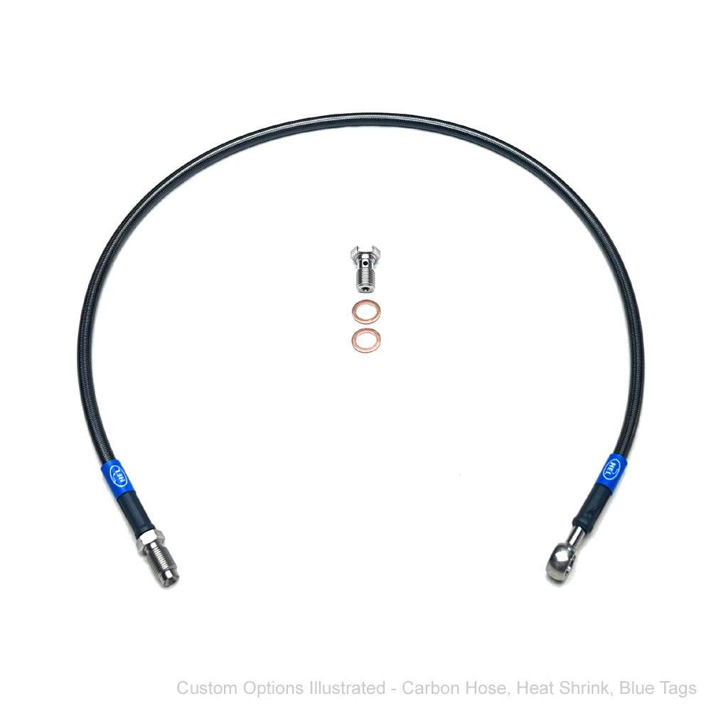 HEL Braided Clutch Line Kit - Nissan R34 Skyline GT-T w/Push Clutch (Full Length) - HEL Auto