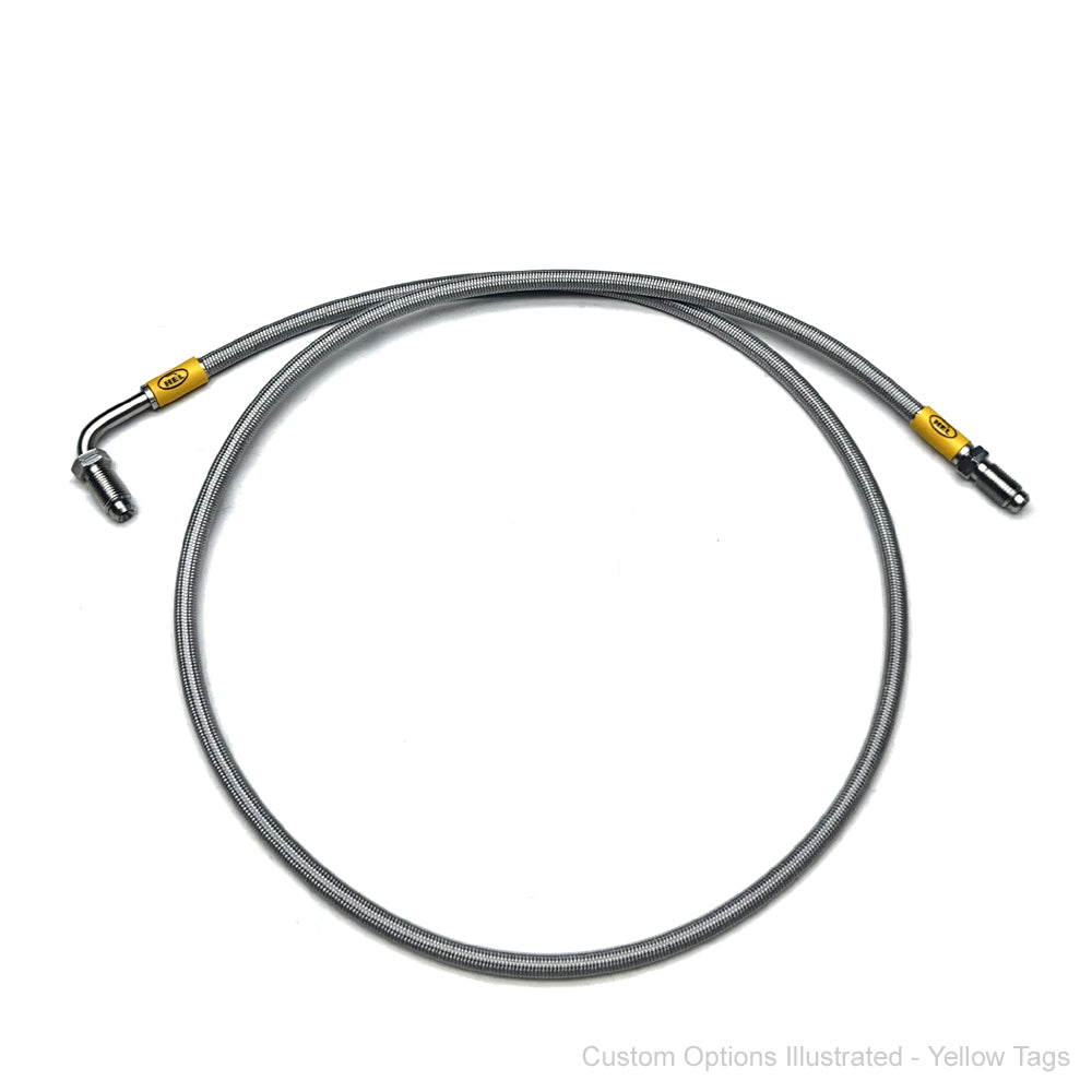 HEL Braided Clutch Line Kit - Honda EK Civic w'S2000 Master Cylinder (Full Length)